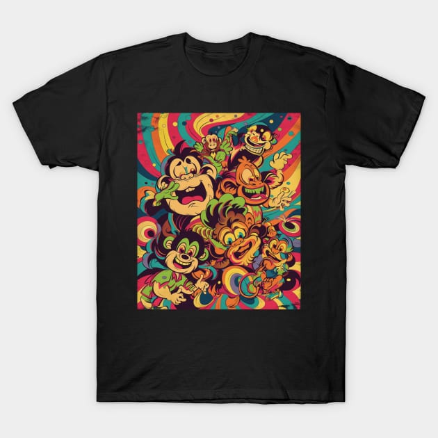 Banana Splits - Monkey Magic T-Shirt by MilanVerheij Bike